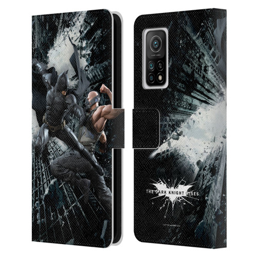 The Dark Knight Rises Character Art Batman Vs Bane Leather Book Wallet Case Cover For Xiaomi Mi 10T 5G