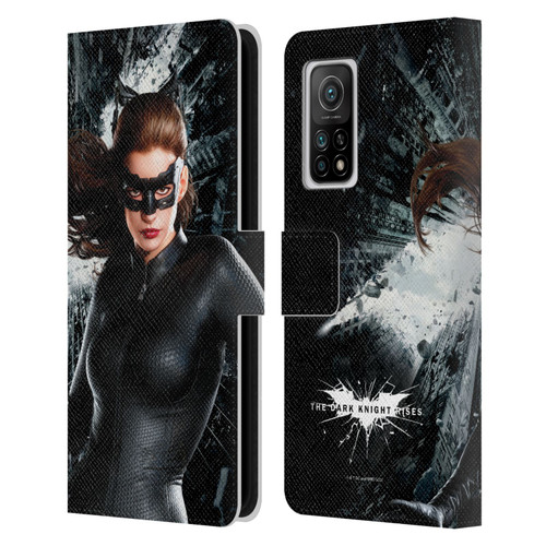 The Dark Knight Rises Character Art Catwoman Leather Book Wallet Case Cover For Xiaomi Mi 10T 5G