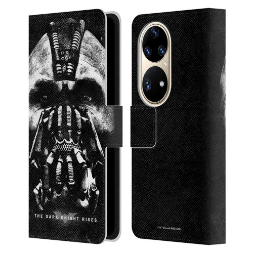 The Dark Knight Rises Key Art Bane Leather Book Wallet Case Cover For Huawei P50 Pro