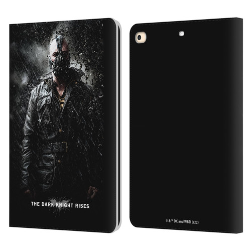 The Dark Knight Rises Key Art Bane Rain Poster Leather Book Wallet Case Cover For Apple iPad 9.7 2017 / iPad 9.7 2018