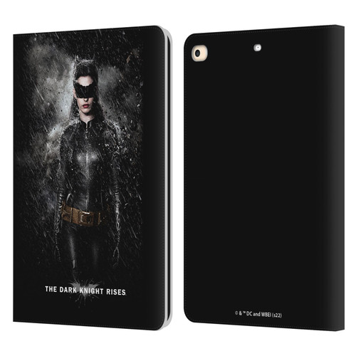 The Dark Knight Rises Key Art Catwoman Rain Poster Leather Book Wallet Case Cover For Apple iPad 9.7 2017 / iPad 9.7 2018
