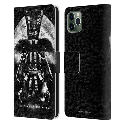 The Dark Knight Rises Key Art Bane Leather Book Wallet Case Cover For Apple iPhone 11 Pro Max