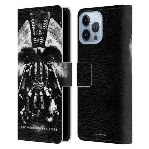 The Dark Knight Rises Key Art Bane Leather Book Wallet Case Cover For Apple iPhone 13 Pro Max