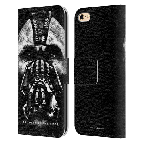 The Dark Knight Rises Key Art Bane Leather Book Wallet Case Cover For Apple iPhone 6 / iPhone 6s