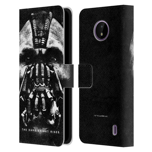 The Dark Knight Rises Key Art Bane Leather Book Wallet Case Cover For Nokia C10 / C20