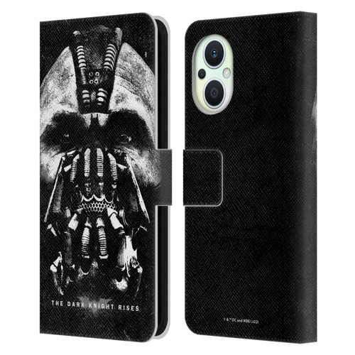 The Dark Knight Rises Key Art Bane Leather Book Wallet Case Cover For OPPO Reno8 Lite