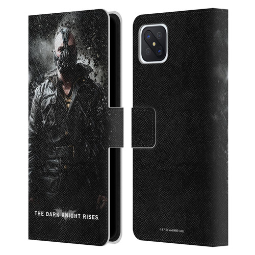 The Dark Knight Rises Key Art Bane Rain Poster Leather Book Wallet Case Cover For OPPO Reno4 Z 5G