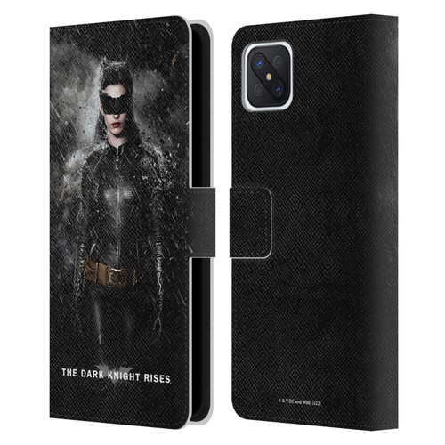 The Dark Knight Rises Key Art Catwoman Rain Poster Leather Book Wallet Case Cover For OPPO Reno4 Z 5G