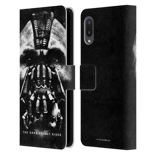 The Dark Knight Rises Key Art Bane Leather Book Wallet Case Cover For Samsung Galaxy A02/M02 (2021)