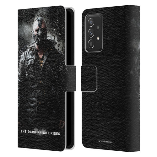 The Dark Knight Rises Key Art Bane Rain Poster Leather Book Wallet Case Cover For Samsung Galaxy A52 / A52s / 5G (2021)