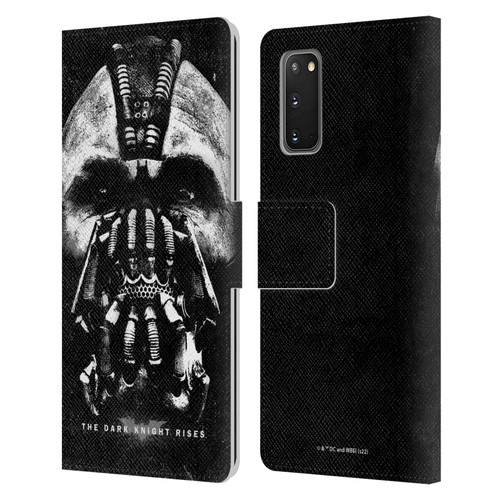 The Dark Knight Rises Key Art Bane Leather Book Wallet Case Cover For Samsung Galaxy S20 / S20 5G