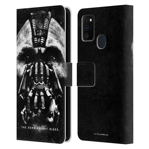 The Dark Knight Rises Key Art Bane Leather Book Wallet Case Cover For Samsung Galaxy M30s (2019)/M21 (2020)