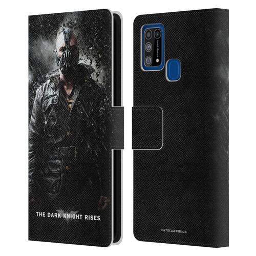 The Dark Knight Rises Key Art Bane Rain Poster Leather Book Wallet Case Cover For Samsung Galaxy M31 (2020)