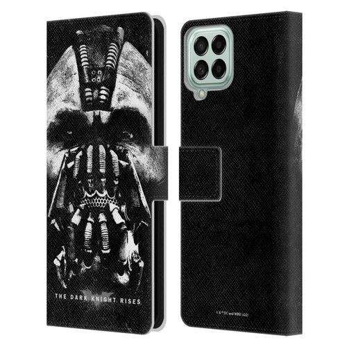 The Dark Knight Rises Key Art Bane Leather Book Wallet Case Cover For Samsung Galaxy M33 (2022)