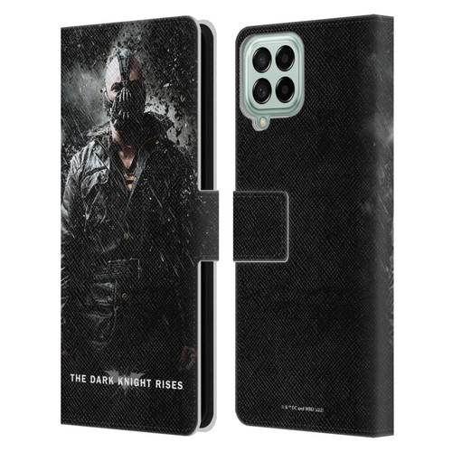 The Dark Knight Rises Key Art Bane Rain Poster Leather Book Wallet Case Cover For Samsung Galaxy M33 (2022)