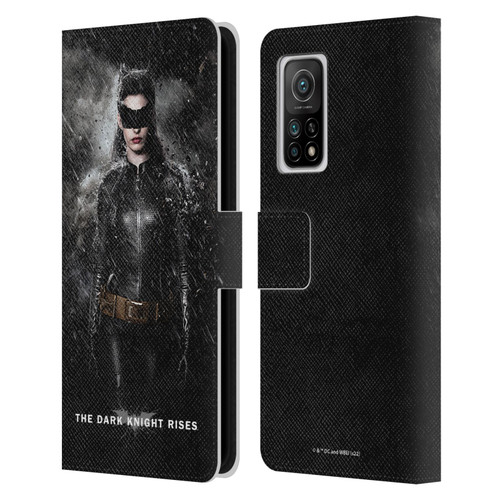 The Dark Knight Rises Key Art Catwoman Rain Poster Leather Book Wallet Case Cover For Xiaomi Mi 10T 5G