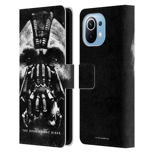 The Dark Knight Rises Key Art Bane Leather Book Wallet Case Cover For Xiaomi Mi 11