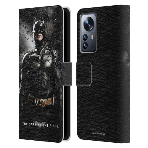 The Dark Knight Rises Key Art Batman Rain Poster Leather Book Wallet Case Cover For Xiaomi 12 Pro