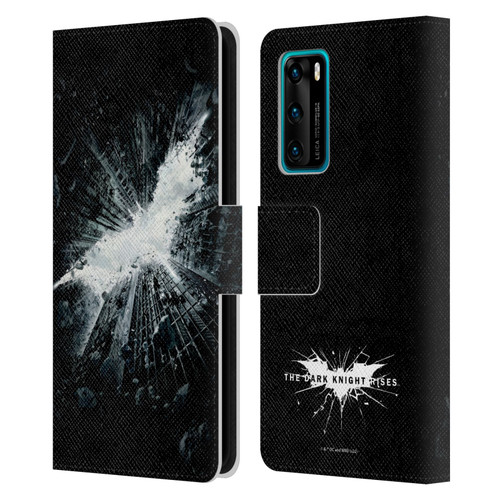 The Dark Knight Rises Logo Poster Leather Book Wallet Case Cover For Huawei P40 5G