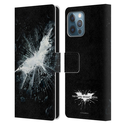 The Dark Knight Rises Logo Poster Leather Book Wallet Case Cover For Apple iPhone 12 Pro Max