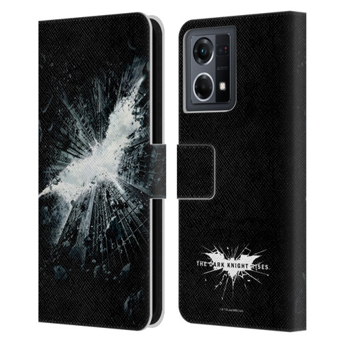 The Dark Knight Rises Logo Poster Leather Book Wallet Case Cover For OPPO Reno8 4G