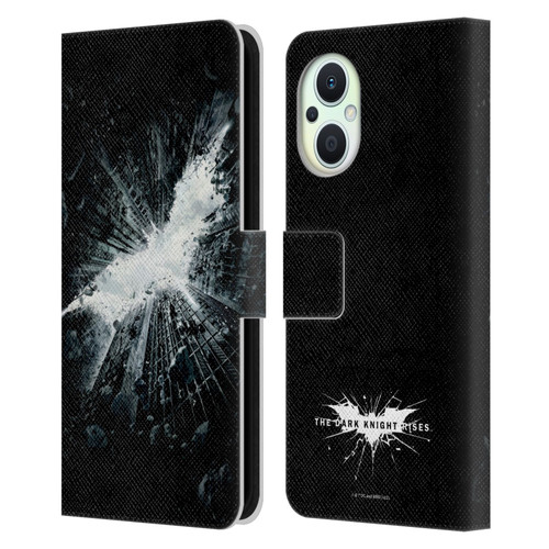 The Dark Knight Rises Logo Poster Leather Book Wallet Case Cover For OPPO Reno8 Lite