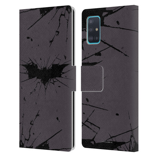 The Dark Knight Rises Logo Black Leather Book Wallet Case Cover For Samsung Galaxy A51 (2019)