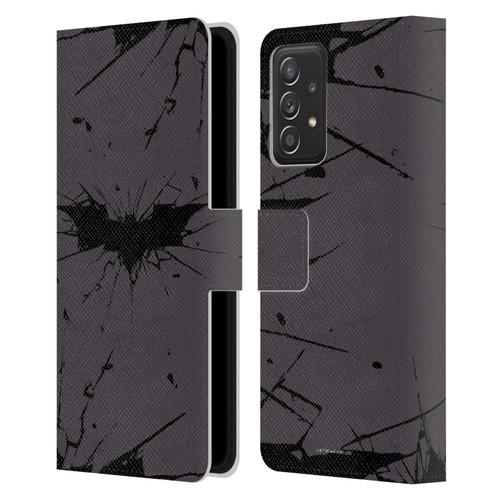 The Dark Knight Rises Logo Black Leather Book Wallet Case Cover For Samsung Galaxy A52 / A52s / 5G (2021)