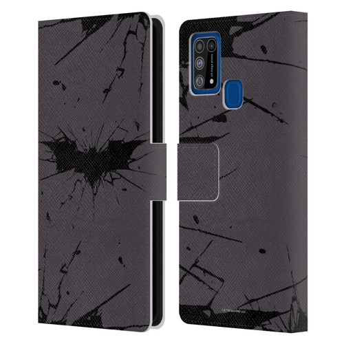 The Dark Knight Rises Logo Black Leather Book Wallet Case Cover For Samsung Galaxy M31 (2020)