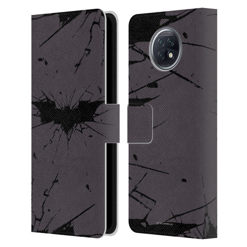 The Dark Knight Rises Logo Black Leather Book Wallet Case Cover For Xiaomi Redmi Note 9T 5G