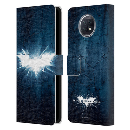 The Dark Knight Rises Logo Grunge Leather Book Wallet Case Cover For Xiaomi Redmi Note 9T 5G