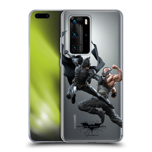 The Dark Knight Rises Character Art Batman Vs Bane Soft Gel Case for Huawei P40 Pro / P40 Pro Plus 5G