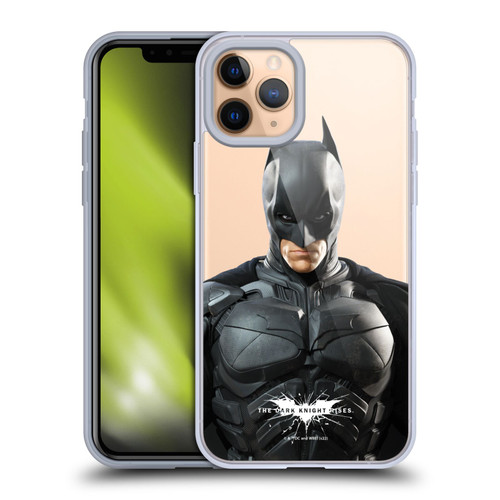 The Dark Knight Rises Character Art Batman Soft Gel Case for Apple iPhone 11 Pro