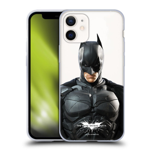 The Dark Knight Rises Character Art Batman Soft Gel Case for Apple iPhone 12 Mini