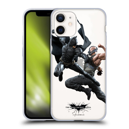 The Dark Knight Rises Character Art Batman Vs Bane Soft Gel Case for Apple iPhone 12 Mini