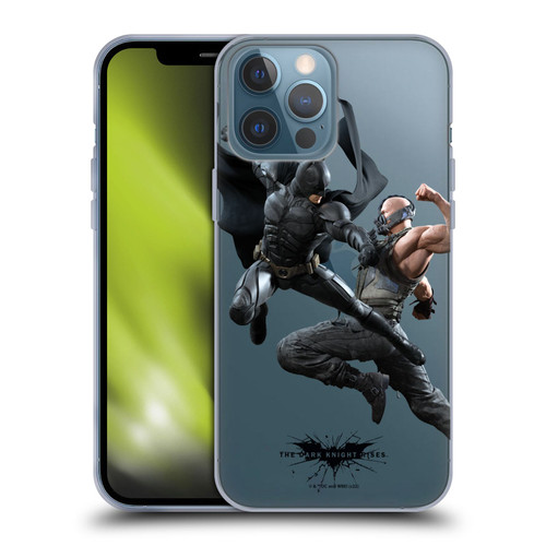 The Dark Knight Rises Character Art Batman Vs Bane Soft Gel Case for Apple iPhone 13 Pro Max