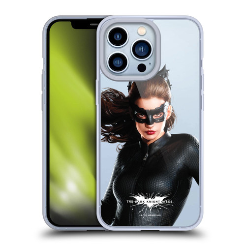 The Dark Knight Rises Character Art Catwoman Soft Gel Case for Apple iPhone 13 Pro