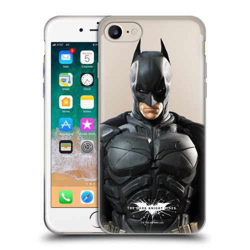 The Dark Knight Rises Character Art Batman Soft Gel Case for Apple iPhone 7 / 8 / SE 2020 & 2022