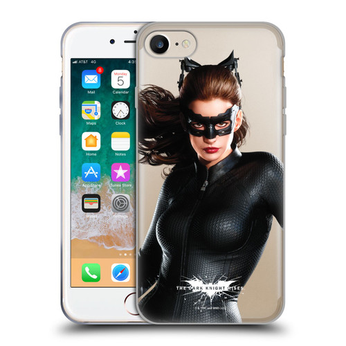 The Dark Knight Rises Character Art Catwoman Soft Gel Case for Apple iPhone 7 / 8 / SE 2020 & 2022