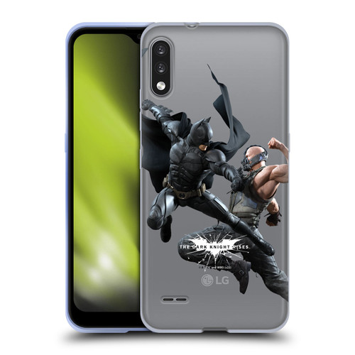 The Dark Knight Rises Character Art Batman Vs Bane Soft Gel Case for LG K22