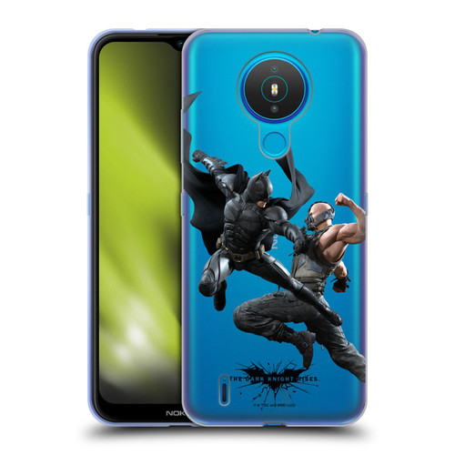 The Dark Knight Rises Character Art Batman Vs Bane Soft Gel Case for Nokia 1.4