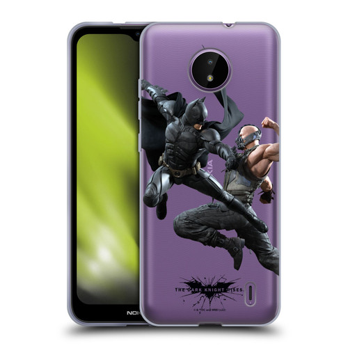 The Dark Knight Rises Character Art Batman Vs Bane Soft Gel Case for Nokia C10 / C20