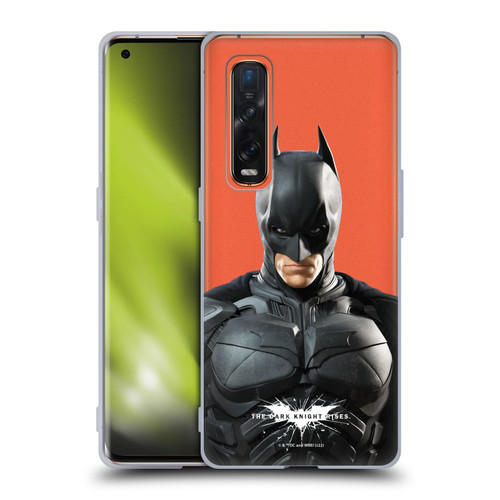 The Dark Knight Rises Character Art Batman Soft Gel Case for OPPO Find X2 Pro 5G