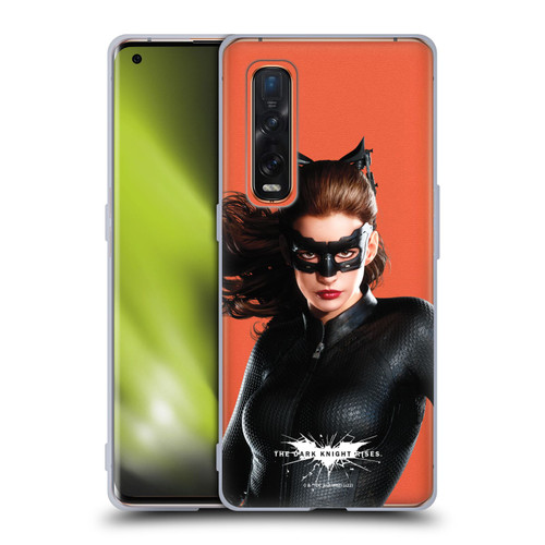 The Dark Knight Rises Character Art Catwoman Soft Gel Case for OPPO Find X2 Pro 5G