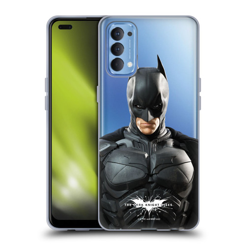 The Dark Knight Rises Character Art Batman Soft Gel Case for OPPO Reno 4 5G