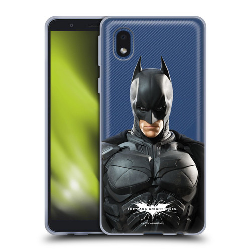 The Dark Knight Rises Character Art Batman Soft Gel Case for Samsung Galaxy A01 Core (2020)