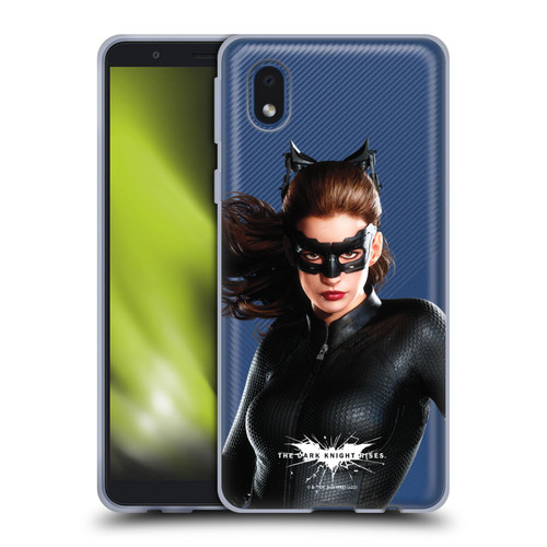 The Dark Knight Rises Character Art Catwoman Soft Gel Case for Samsung Galaxy A01 Core (2020)