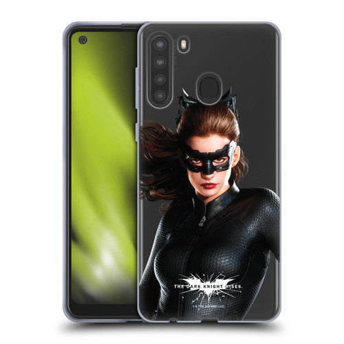 The Dark Knight Rises Character Art Catwoman Soft Gel Case for Samsung Galaxy A21 (2020)