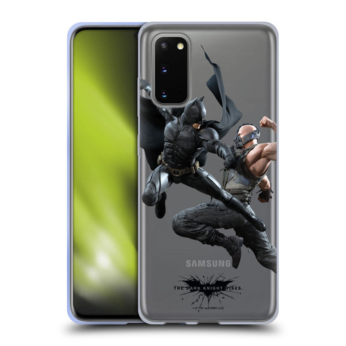 The Dark Knight Rises Character Art Batman Vs Bane Soft Gel Case for Samsung Galaxy S20 / S20 5G