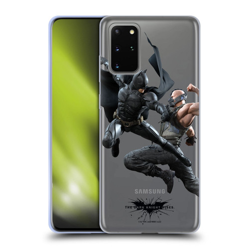 The Dark Knight Rises Character Art Batman Vs Bane Soft Gel Case for Samsung Galaxy S20+ / S20+ 5G